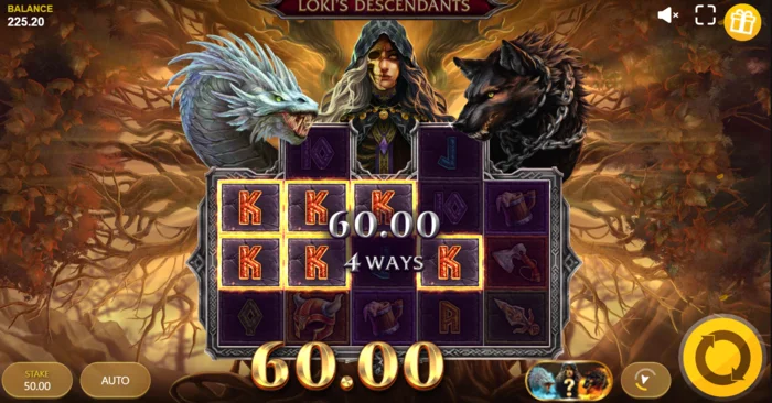 Loki's Descendants - modo Monster Spins en fase activa